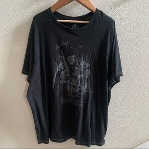 Disney Star Wars dark side never sleeps tee XXL